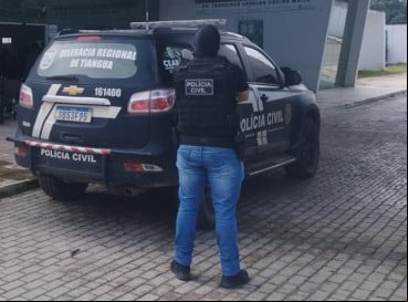 ￼Suspeito foi encaminhado à Delegacia Regional de Tianguá 